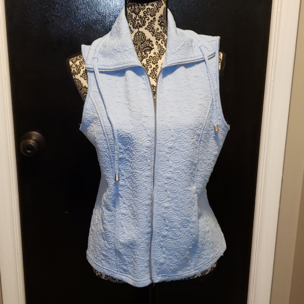 Floral zip vest - Inv.347